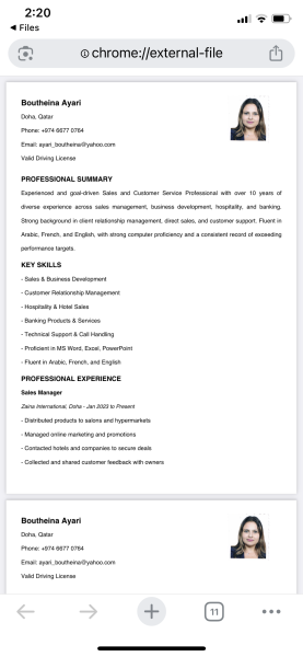 Seeing for job - 2