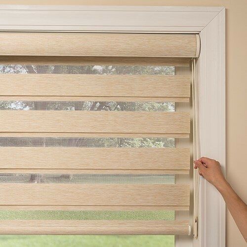Zebra blinds with curtains - 8