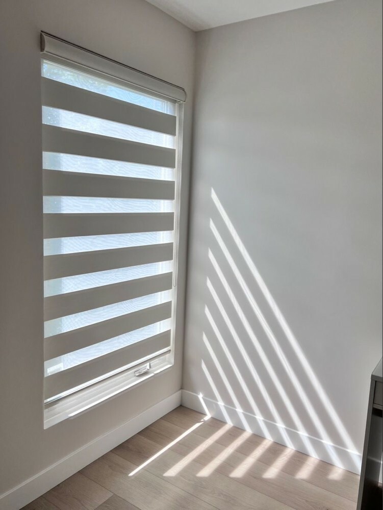 Zebra blinds with curtains - 6