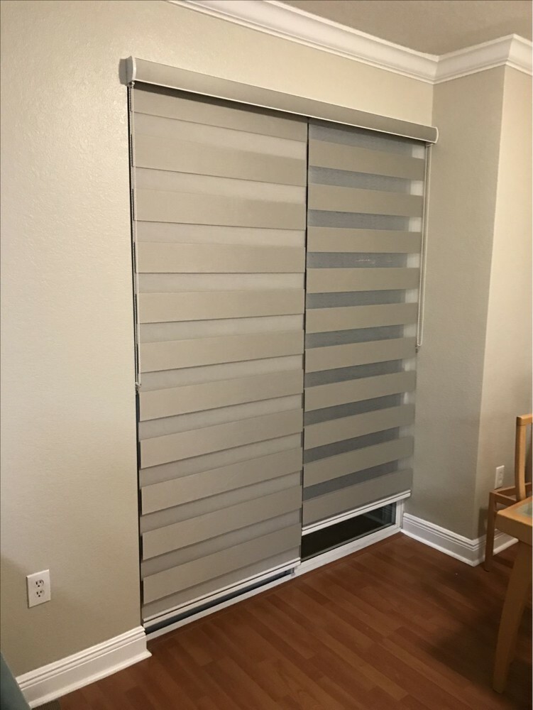 Zebra blinds with curtains - 5