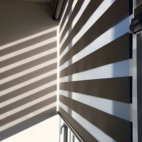 Zebra blinds with curtains - 7