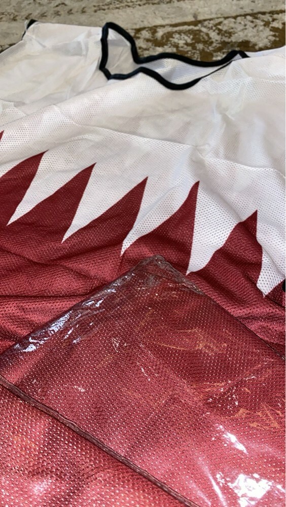 Qatar flag curtains - 3