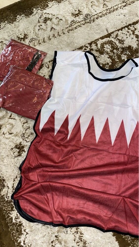 Qatar flag curtains - 4