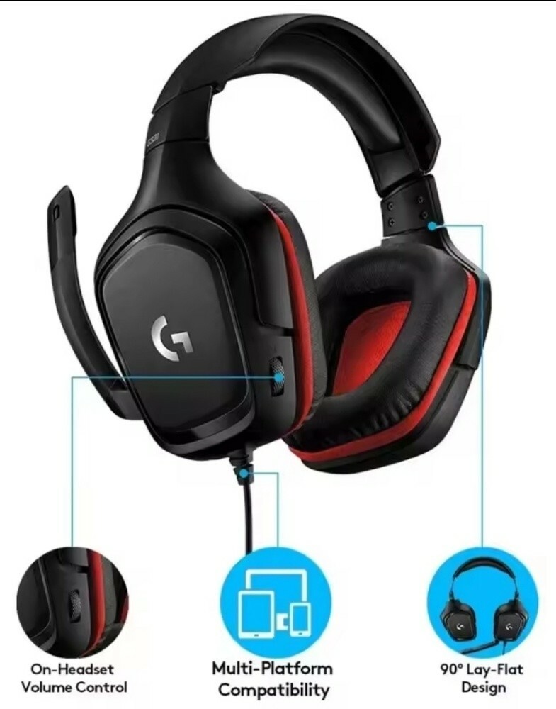 Logitech G331 headset gaming gift - 1