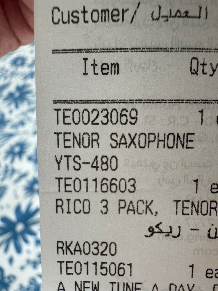 YAMAHA TENOR SAXOPHONE YTS-480 - 2