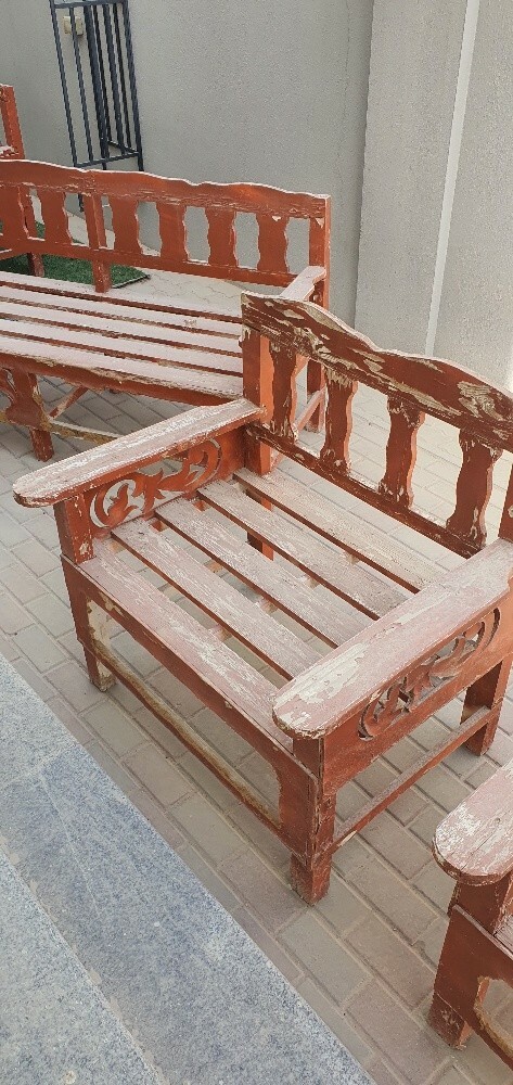 للبيع طقعم جلسة خارجي مستعمل - 5