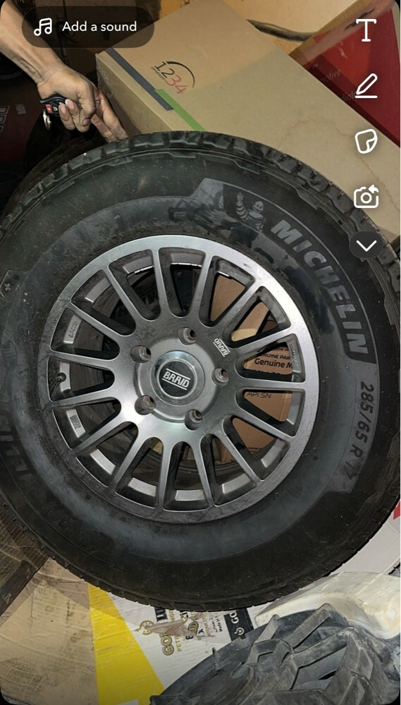 Braid rims for luxus and land cr - 1