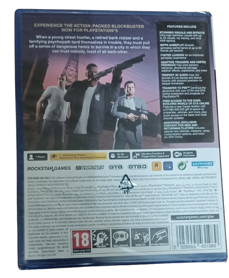 PS5 GTAV Brandnew (Sealed) - 2
