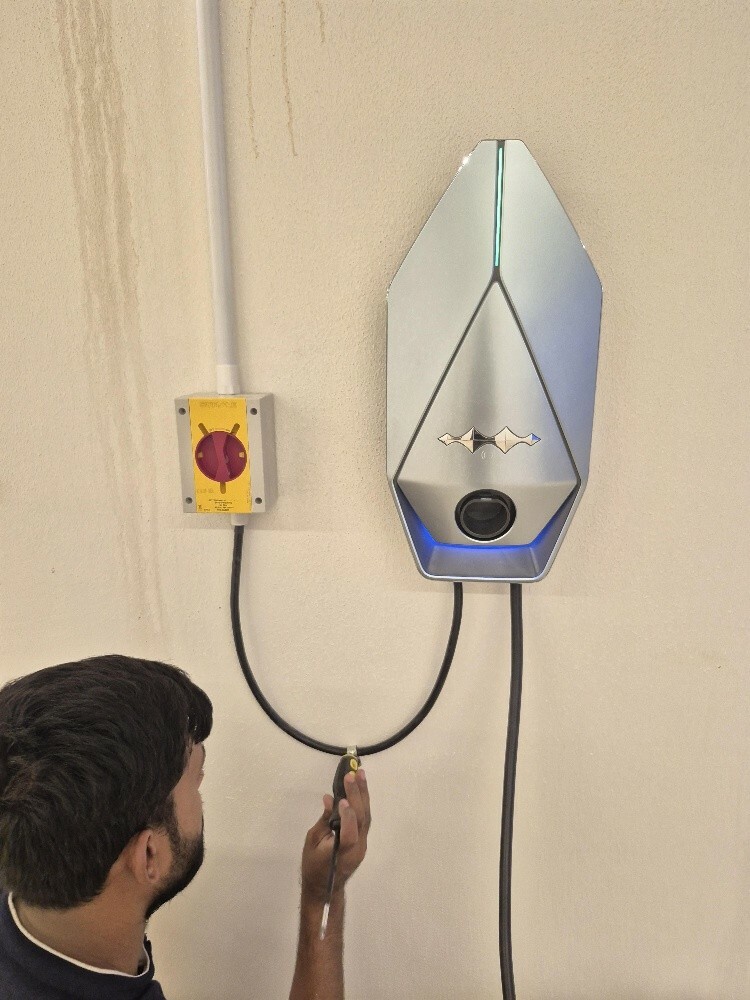 electric vehicle charging install - 8