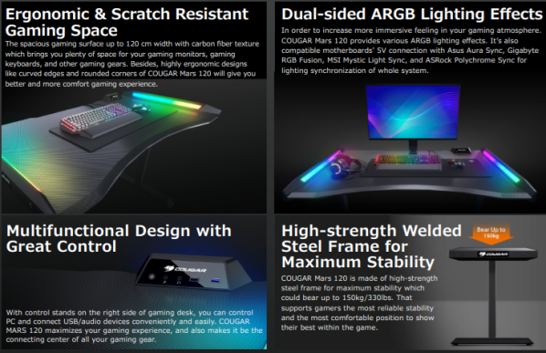 COUGAR GAMING DESK - 2