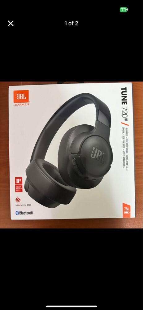 JBL TUNE 720 BT HEADPHONES - 1