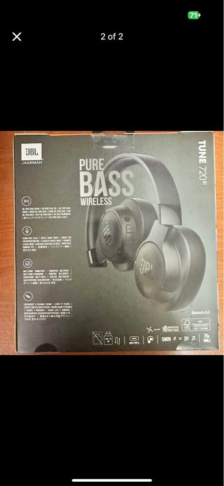 JBL TUNE 720 BT HEADPHONES - 2