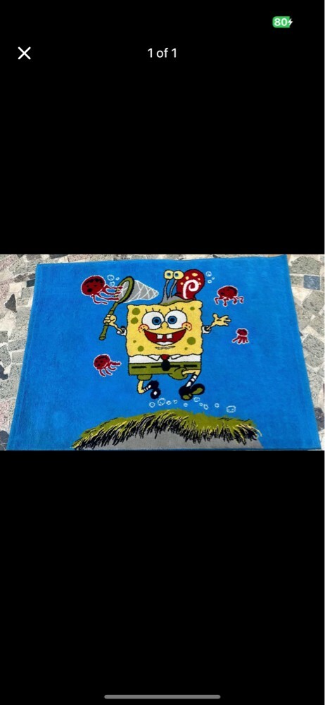 small SpongeBob carpet for kids - 1