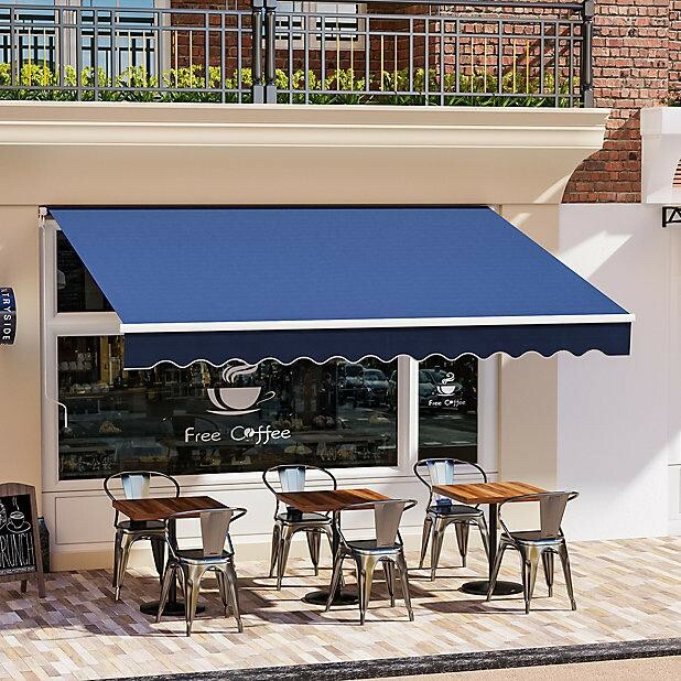 Home retractable umbrella canopy  - 12