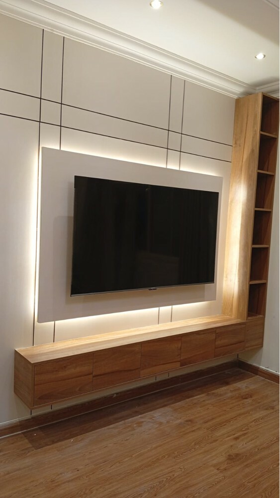 Wall Design For TV - 2
