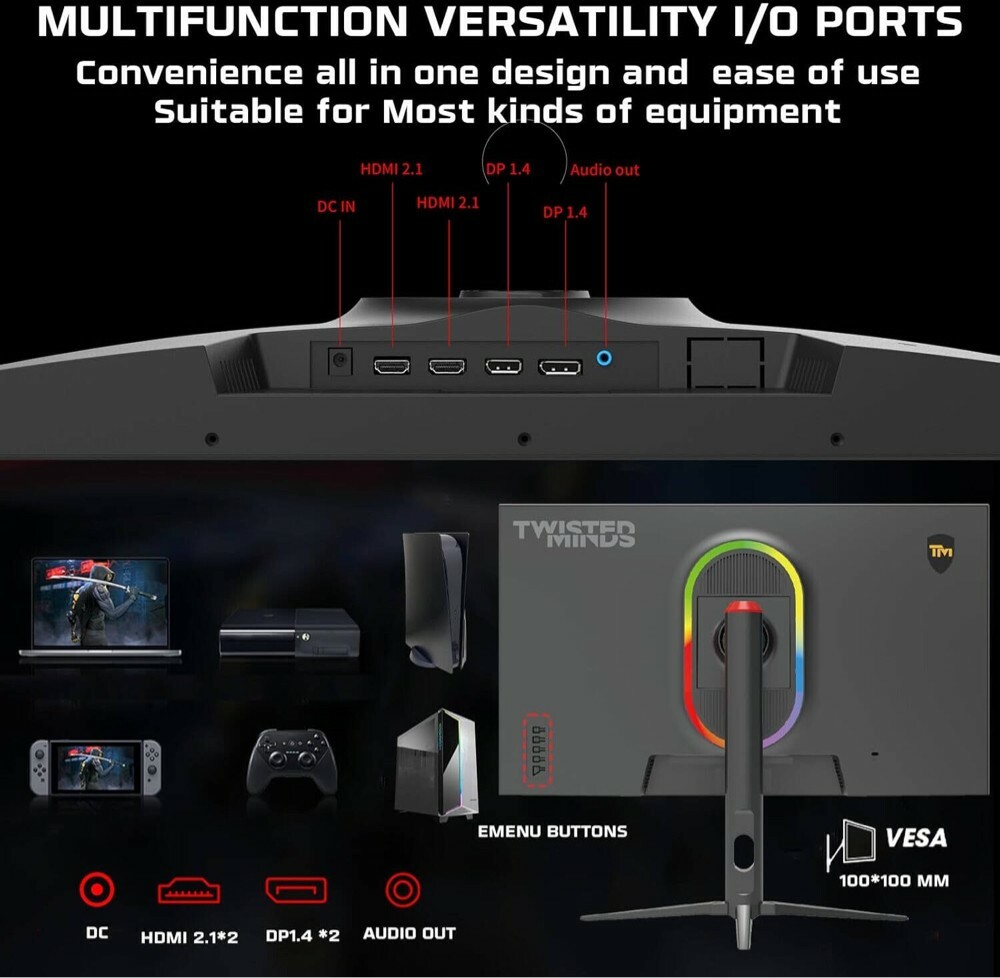 gaming monitors 27inch 280hz - 4