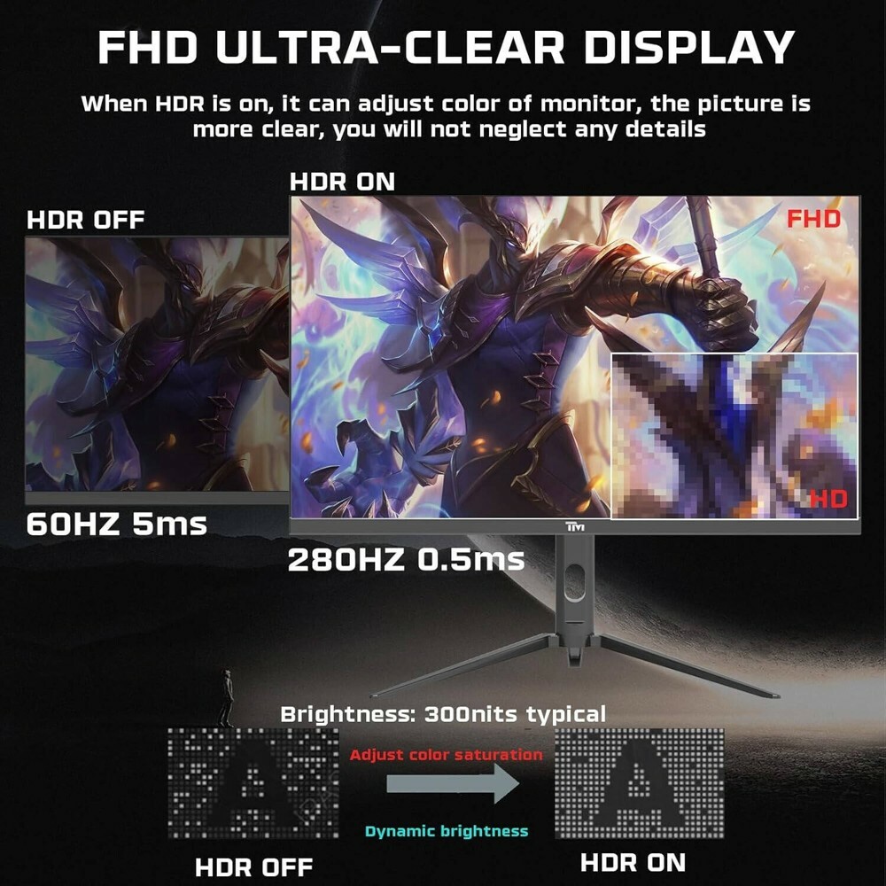 gaming monitors 27inch 280hz - 5