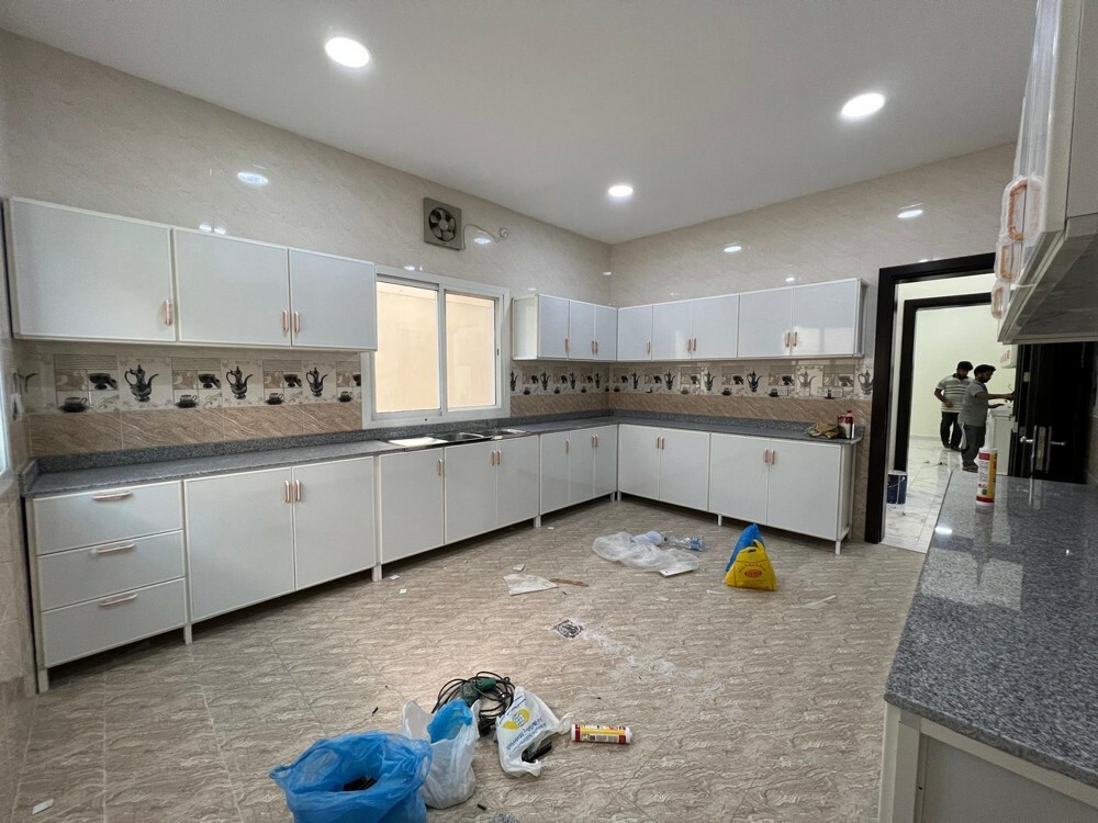 kitchen cabinets and door - 8
