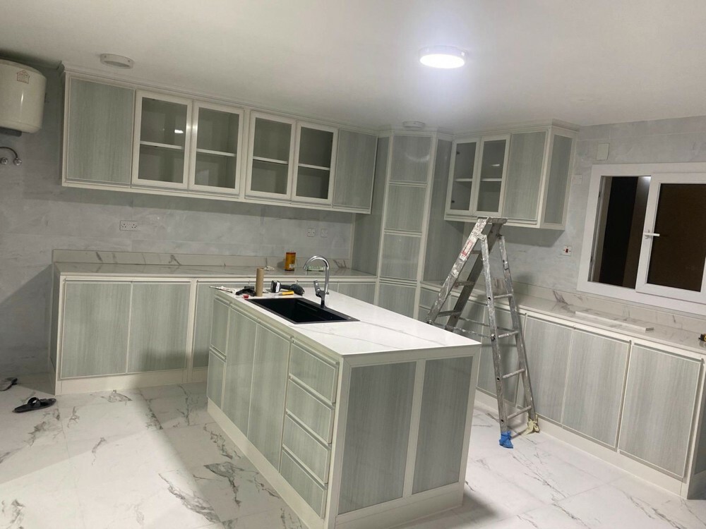 kitchen cabinets and door - 1