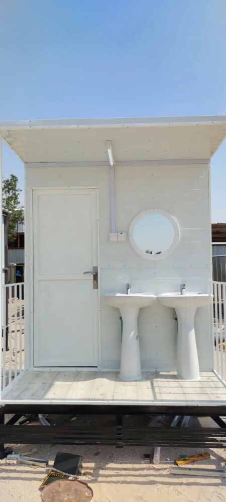portable toilet with bathroom - 1
