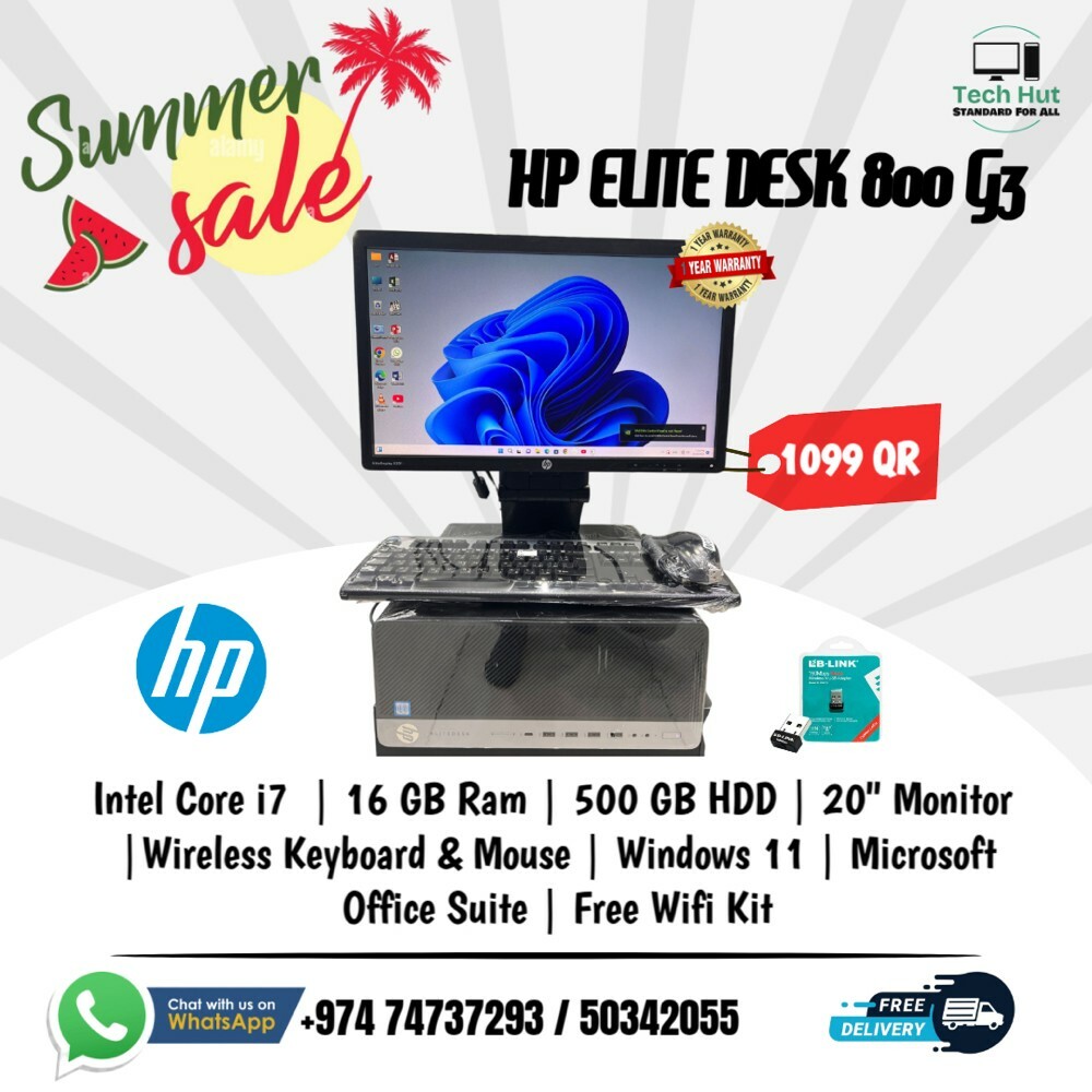 HP INTEL CORE i7 DESKTOP FOR SALE - 10