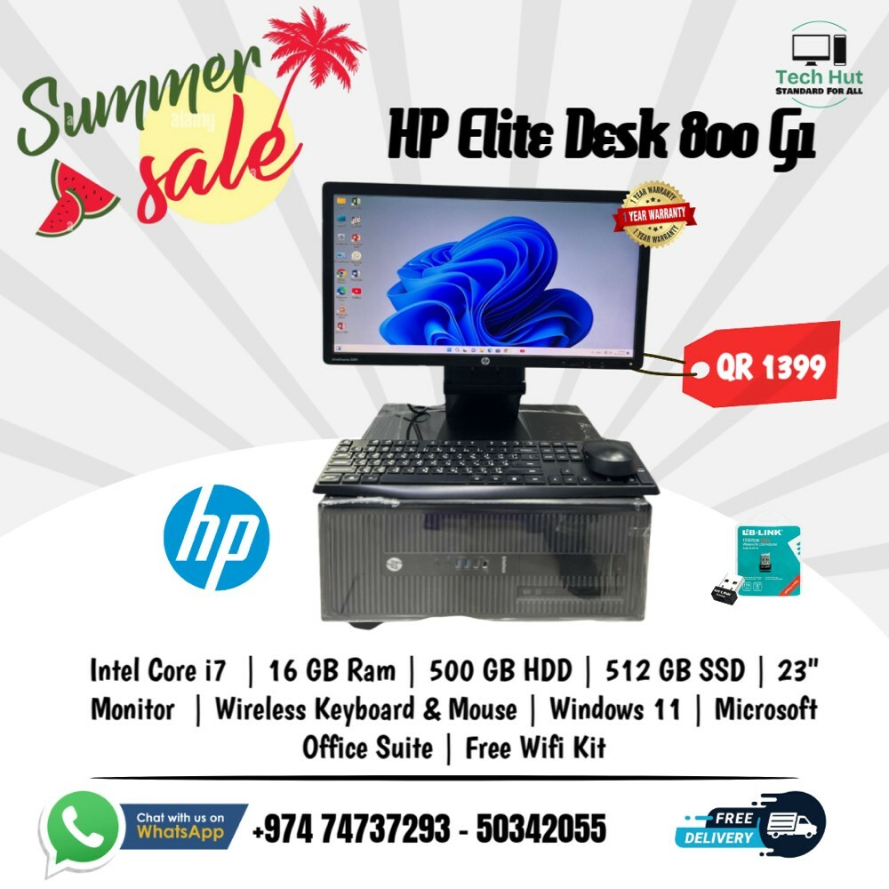 HP INTEL CORE i7 DESKTOP FOR SALE - 7