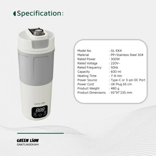 Electric Kettle 600 mL - 5