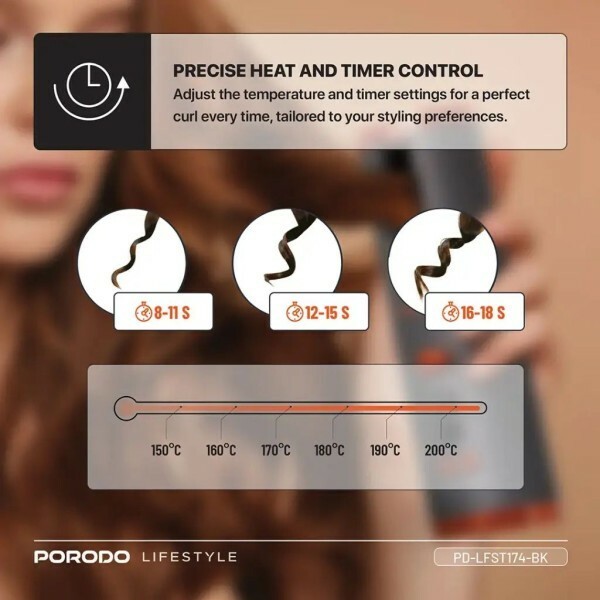 Porodo Automatic Hair Curler - 3