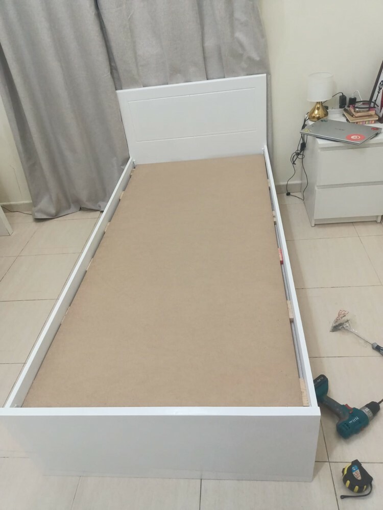 سرير فردي مع مرتبة زنبركية مريحة - 2