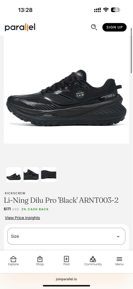 Li-Ning Dilu Pro 'Black' US 11 - 3