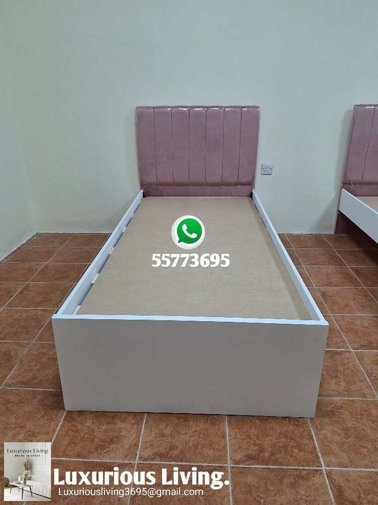 سرير مفرد خشبي - 1