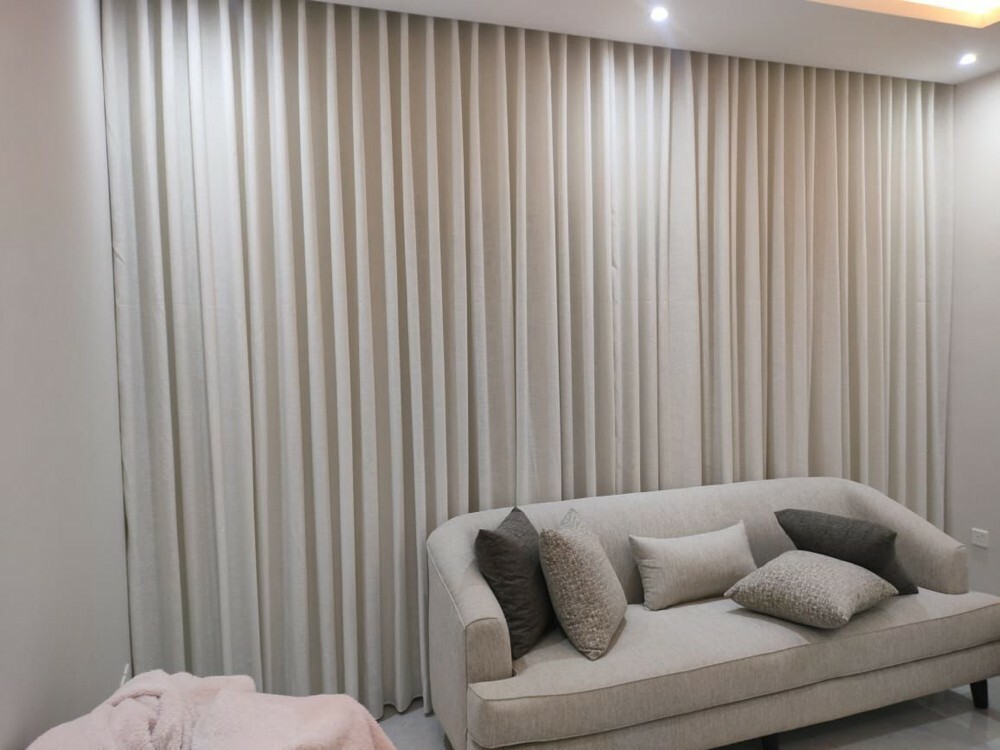 wave curtains and roller & 3D - 5