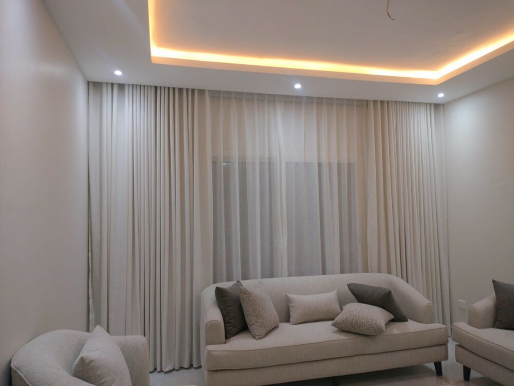 wave curtains and roller & 3D - 6