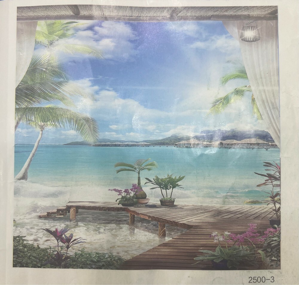wave curtains and roller & 3D - 24
