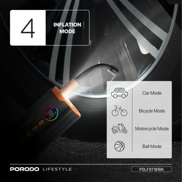 Porodo Electric Air Inflator - 3