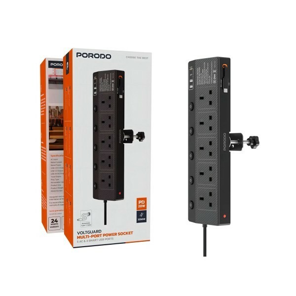 Porodo Voltguard Power Adapter - 1