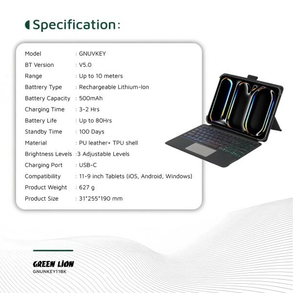 Smart Keyboard with Tablet Cover - 5