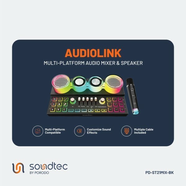 Soundtec Audio Mixer and Speaker - 2