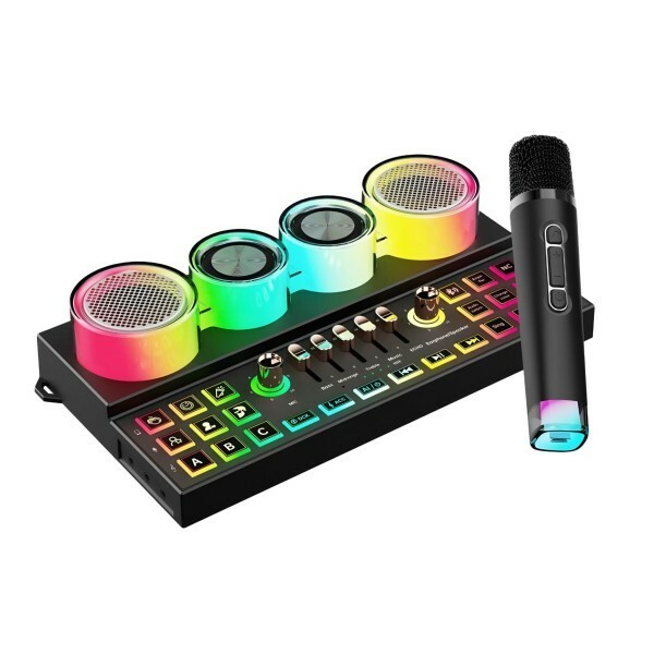 Soundtec Audio Mixer and Speaker - 1