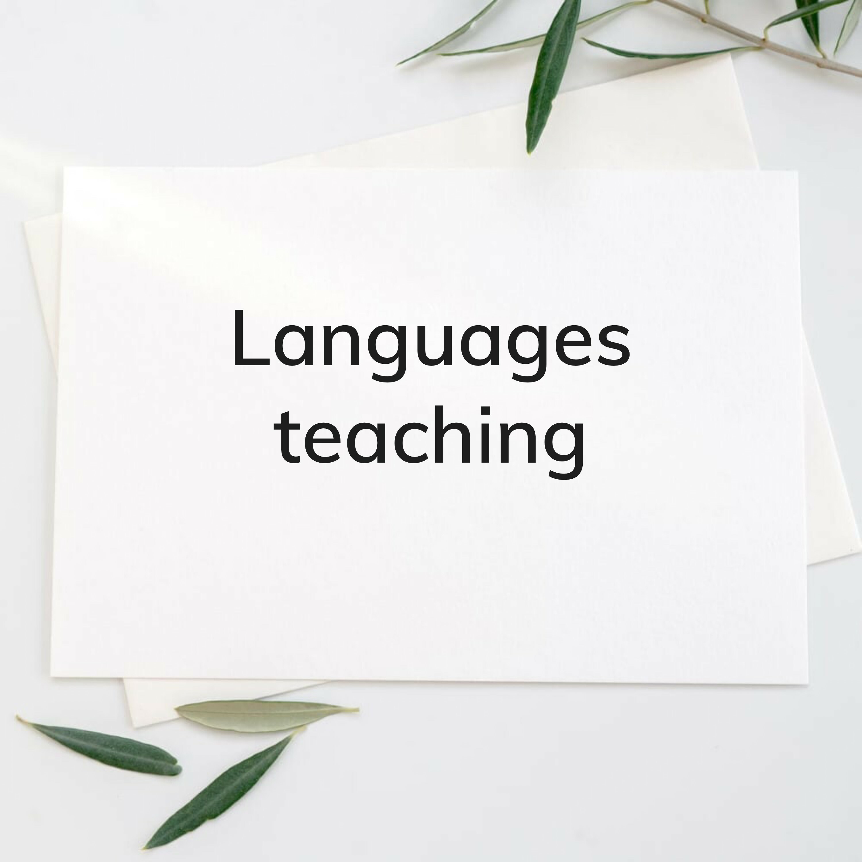 teaching English French Arabic - 1