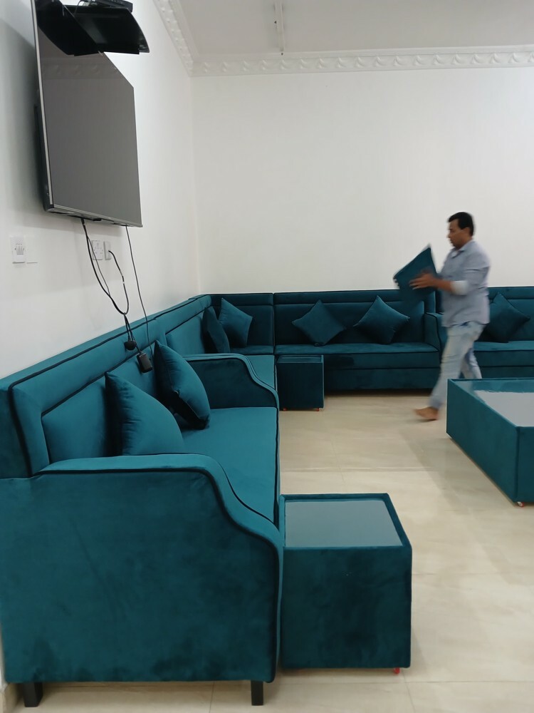 makes New Sofa and changes Fabric - 1
