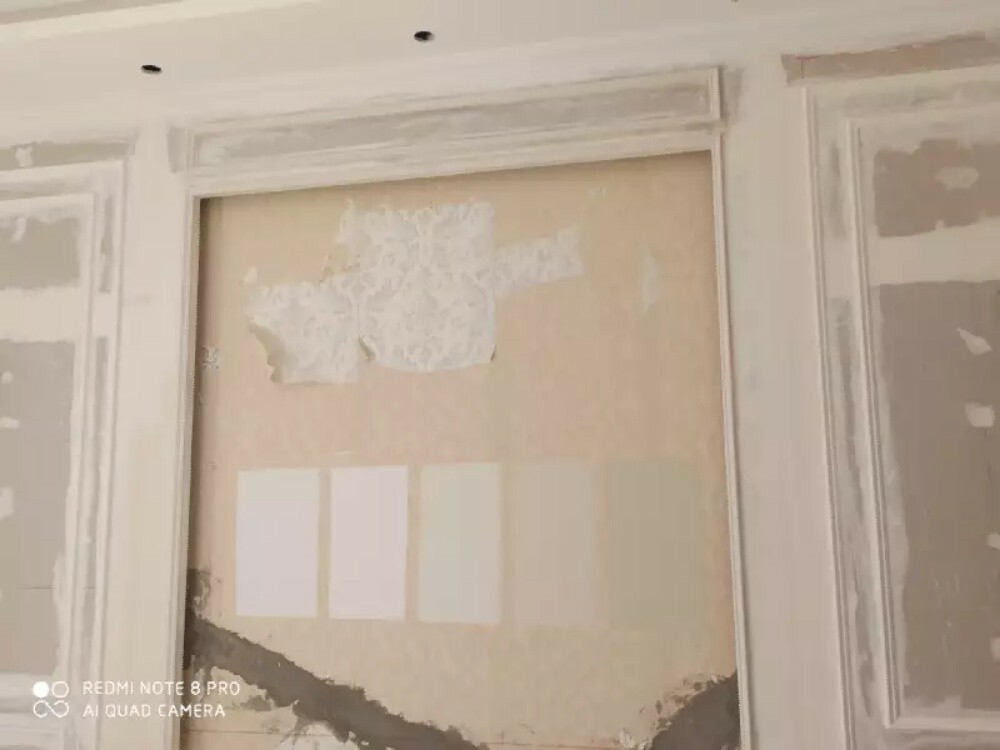 gypsum paint tiles setting - 13