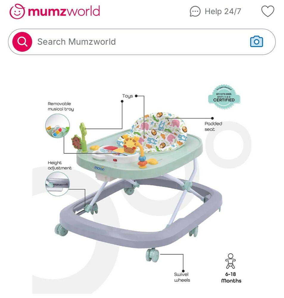 new baby walker (Brand MOON)  - 2