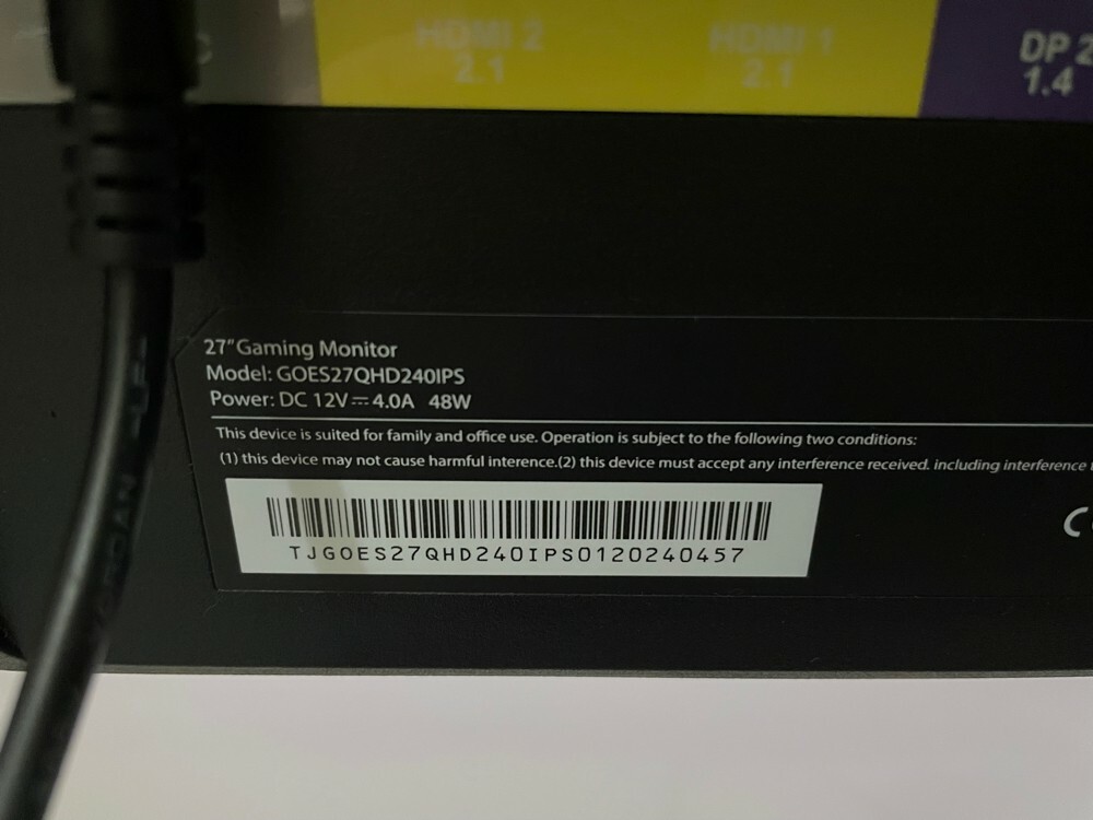 Gameon 27” QHD Gaming Monitor - 8