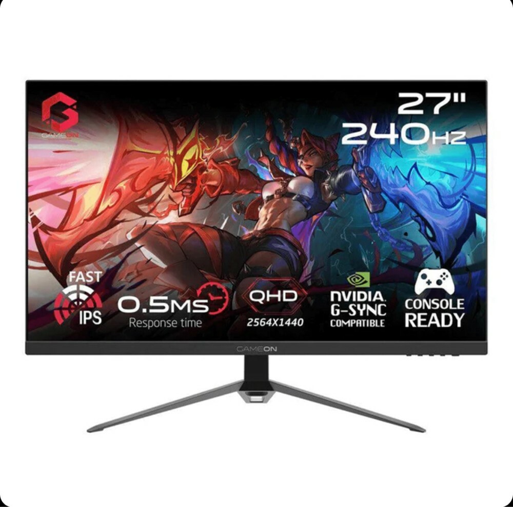 Gameon 27” QHD Gaming Monitor - 4