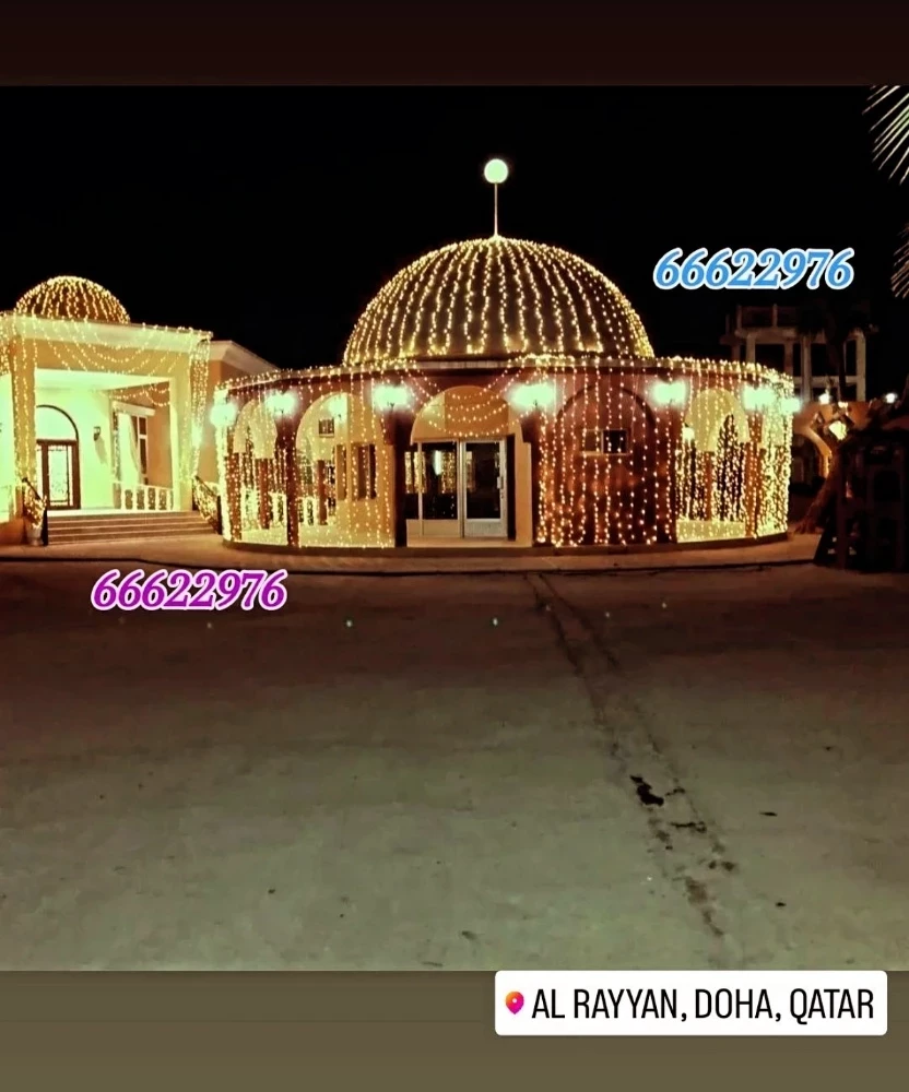Arabian wedding lighting qatar - 14