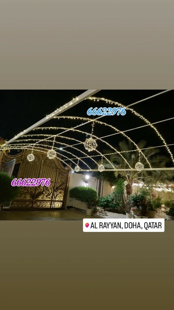 Arabian wedding lighting qatar - 15