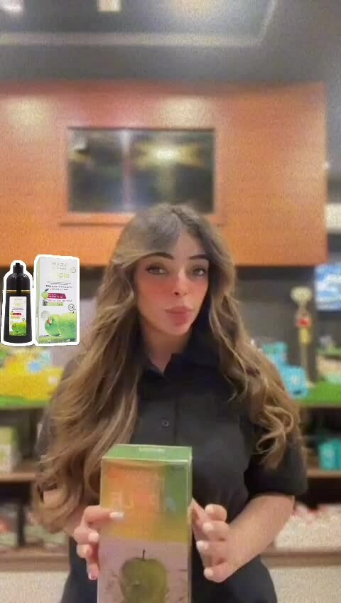 Black apple dye for hair and bear - 1