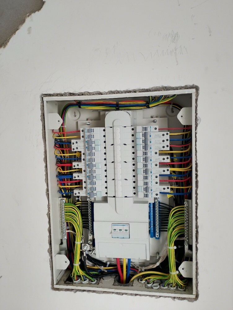 gypsum board paint and electric - 15