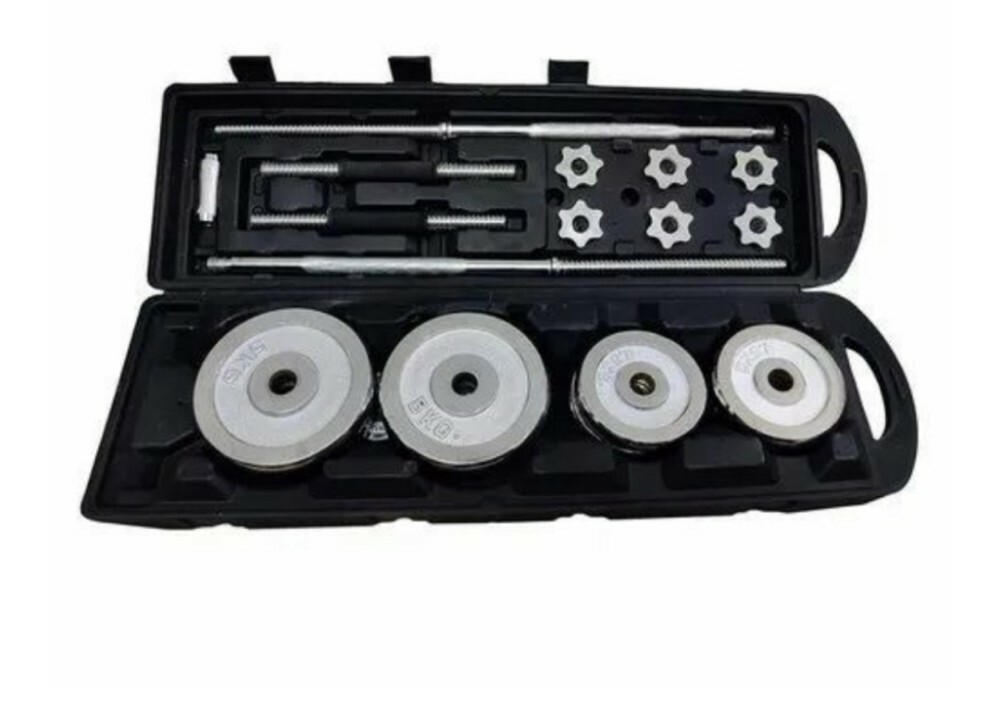 dumbbells and bar box - 1